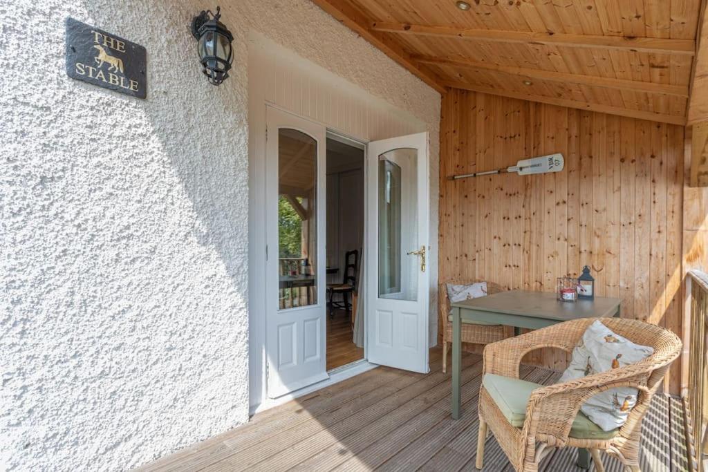 The Stable - Cottage With A Spectacular Lake View Port Of Menteith Bagian luar foto